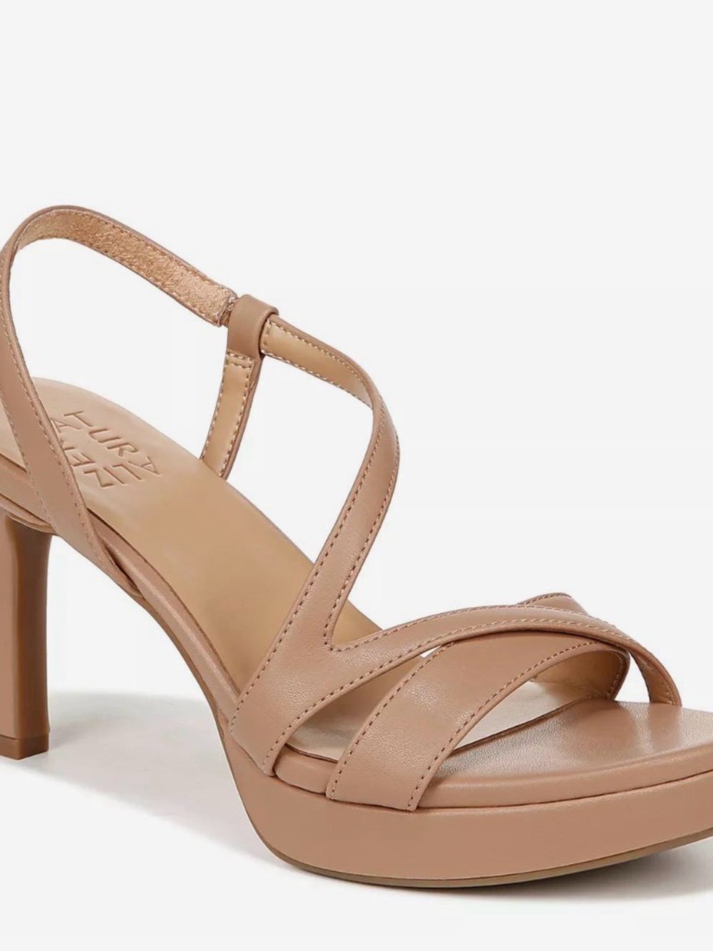 Naturalizer Abby Tan Strappy Platform Heel Sandals